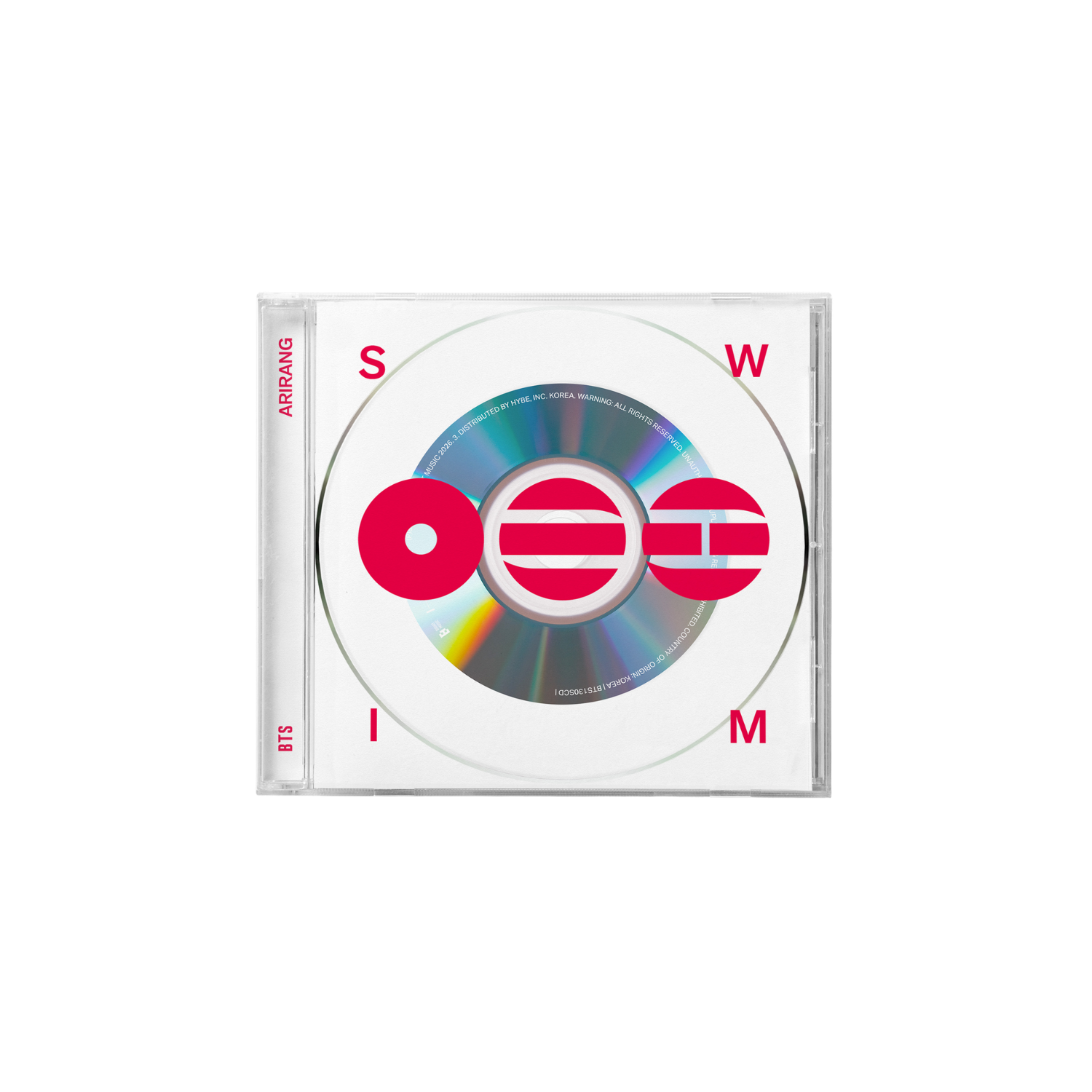BTS公式アルバムCD BTS SWIM - Original & Instrumental Single CD - BTS UK